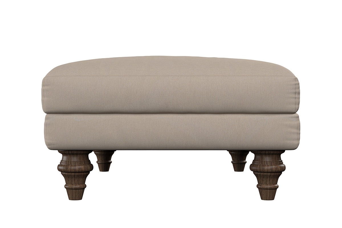 Deni Medium Footstool - Brera Linen Granite-nkuku