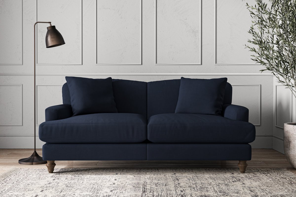 Deni Medium Sofa - Brera Linen Indigo-nkuku