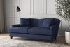 Deni Medium Sofa - Recycled Cotton Navy-nkuku