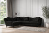 Deni Super Grand Left Hand Corner Sofa - Brera Linen Charcoal-nkuku