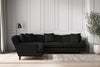 Deni Super Grand Left Hand Corner Sofa - Brera Linen Charcoal-nkuku