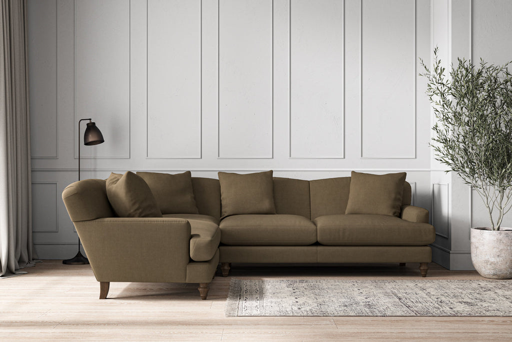 Deni Super Grand Left Hand Corner Sofa - Brera Linen Chestnut-nkuku