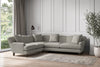 Deni Super Grand Left Hand Corner Sofa - Brera Linen Smoke-nkuku