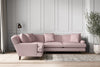 Deni Super Grand Left Hand Corner Sofa - Recycled Cotton Lavender-nkuku