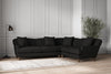 Deni Super Grand Right Hand Corner Sofa - Brera Linen Charcoal-nkuku