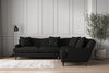 Deni Super Grand Right Hand Corner Sofa - Brera Linen Charcoal-nkuku