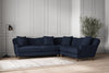 Deni Super Grand Right Hand Corner Sofa - Brera Linen Indigo-nkuku