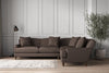 Deni Super Grand Right Hand Corner Sofa - Recycled Cotton Mocha-nkuku