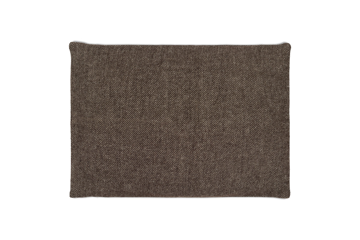 Dilli Wool Cushion Cover - Dark Brown-nkuku