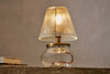 Dimalai Recycled Glass Table Lamp - Clear-nkuku