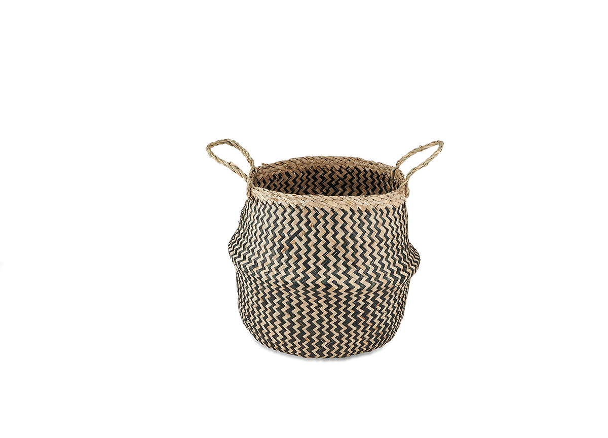 Ekuri Basket - Black & Natural