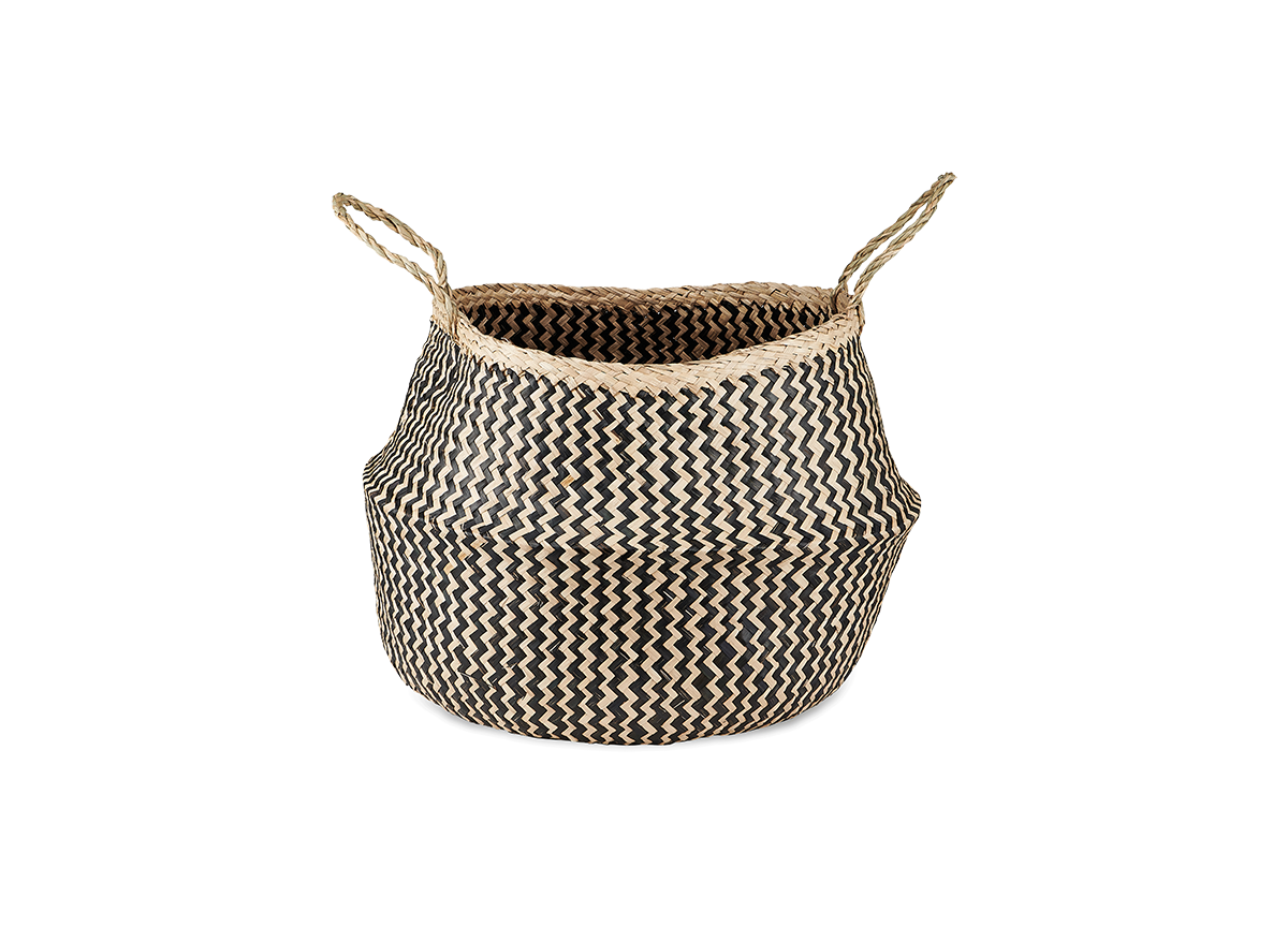 Ekuri Basket - Black & Natural