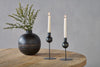 Endo Recycled Iron Vase - Black