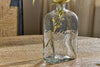 Ellam Recycled Glass Bottle Vase - Clear