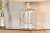 Edina Recycled Glass Table Lamp - Clear - Small-nkuku