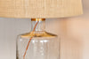 Edina Recycled Glass Table Lamp - Clear - Small-nkuku