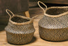 Ekuri Basket - Black & Natural-nkuku