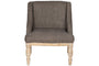 Elbu Deconstructed Jacquard Weave Armchair - Charcoal- nkuku