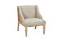 Elbu Deconstructed Linen Armchair - Stone- nkuku