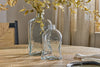 Ellam Recycled Glass Bottle Vase - Clear-nkuku