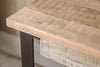 Fia Mango Wood Desk - Natural-nkuku