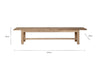 Fioni Reclaimed Wood Bench - Natural - Large-nkuku