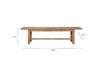 Fioni Reclaimed Wood Bench - Natural - Small-nkuku