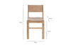 Fioni Reclaimed Wood Dining Chair - Natural-nkuku