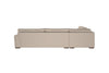 Guddu Grand Left Hand Corner Sofa - Recycled Cotton Natural