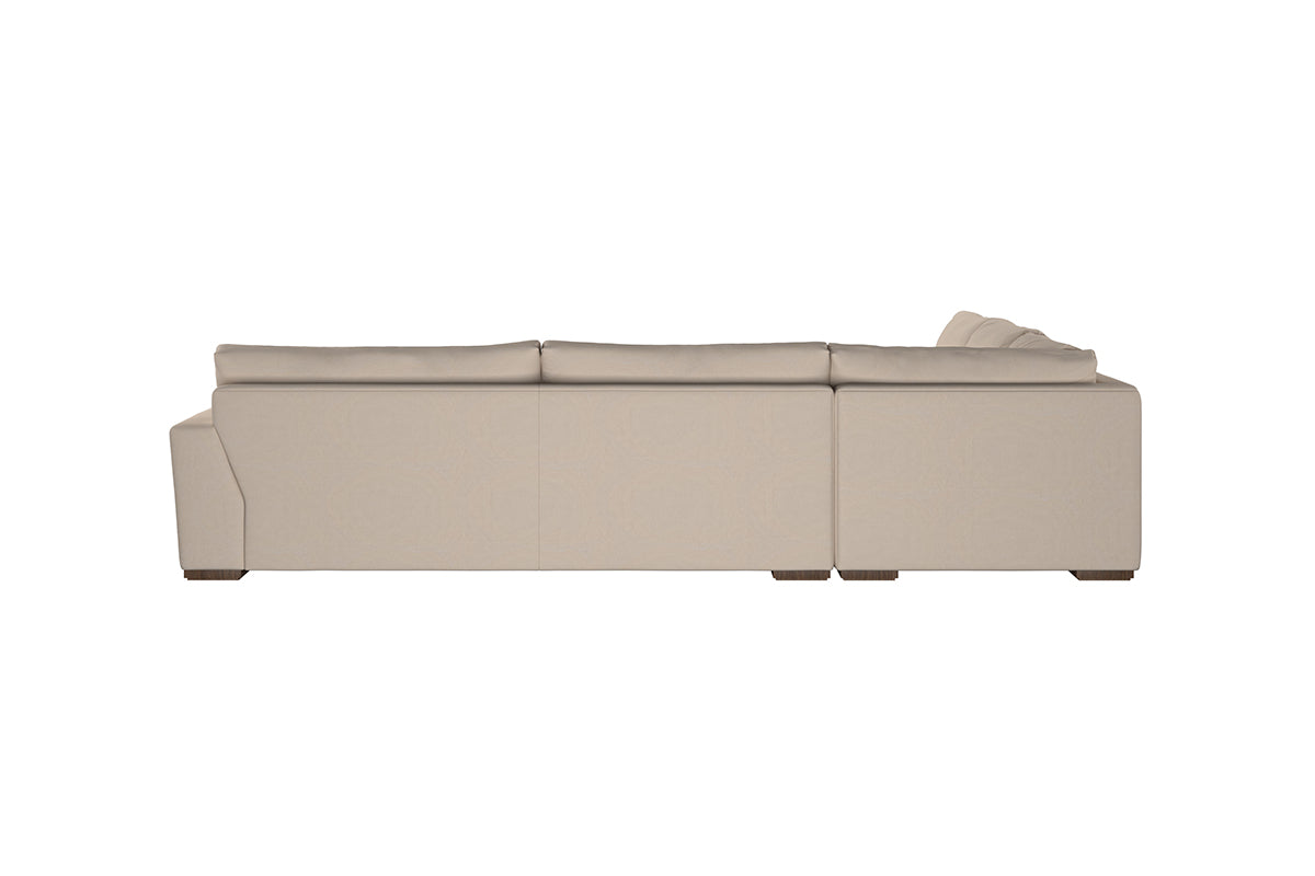 Guddu Grand Left Hand Corner Sofa - Recycled Cotton Seaspray