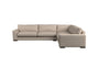 Guddu Grand Right Hand Corner Sofa - Recycled Cotton Seaspray