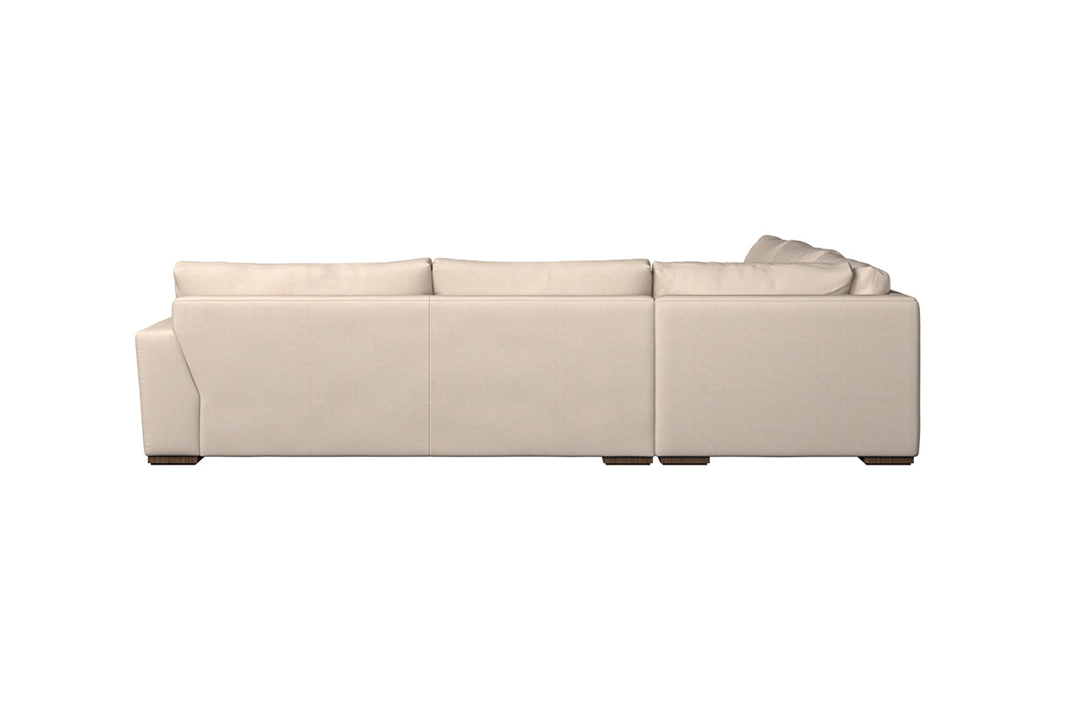 Guddu Grand Right Hand Corner Sofa - Recycled Cotton Seaspray