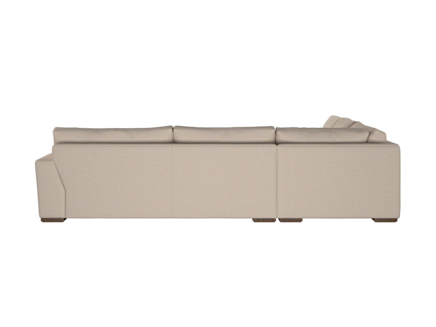 Guddu Large Left Hand Corner Sofa - Recycled Cotton Flax