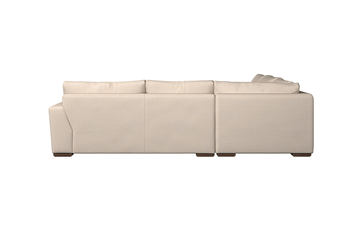 Guddu Large Right Hand Corner Sofa - Recycled Cotton Flax