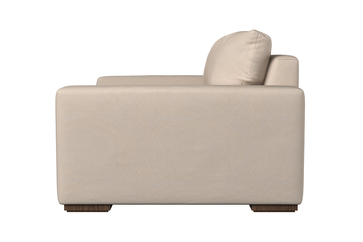 Guddu Love Seat - Recycled Cotton Stone