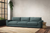 Guddu Super Grand Sofa - Recycled Cotton Airforce