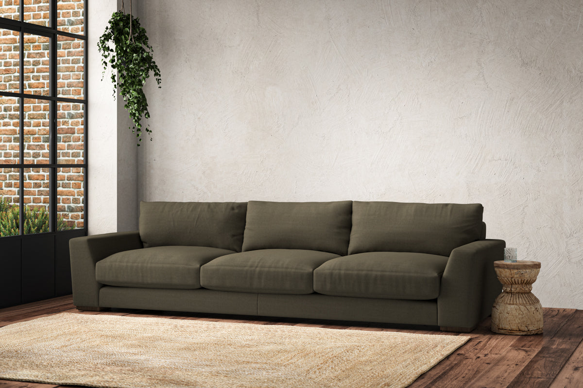 Guddu Super Grand Sofa - Recycled Cotton Fatigue