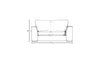 Guddu Love Seat - Recycled Cotton Horizon