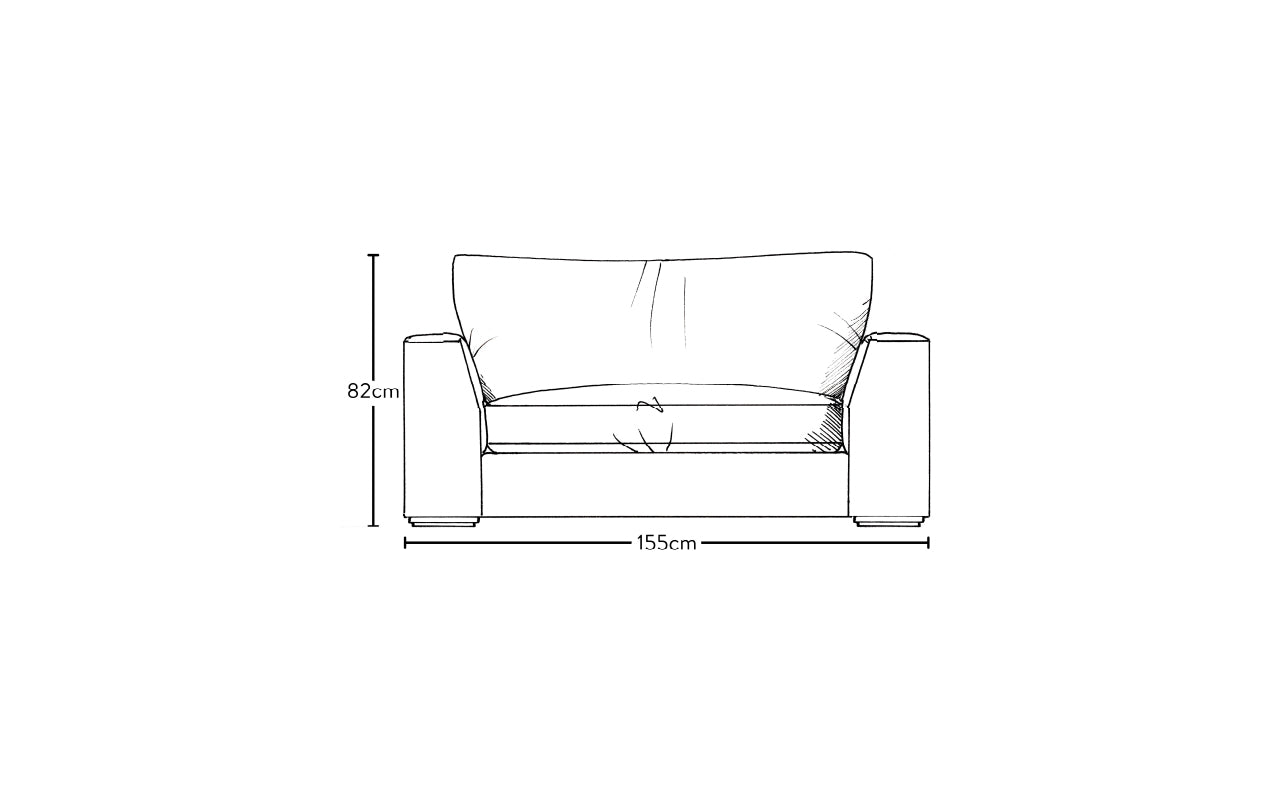 Guddu Love Seat - Recycled Cotton Fatigue