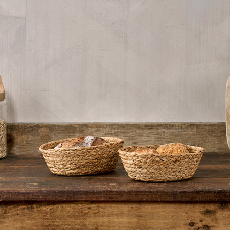 Giti Bread Baskets - Natural (Set of 2)-nkuku