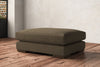 Guddu Grand Footstool - Brera Linen Chestnut-nkuku