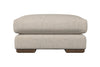 Guddu Grand Footstool - Brera Linen Natural-nkuku