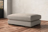 Guddu Grand Footstool - Recycled Cotton Natural-nkuku