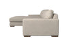 Guddu Grand Left Hand Chaise Sofa - Brera Linen Chestnut-nkuku