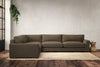 Guddu Grand Left Hand Corner Sofa - Brera Linen Chestnut-nkuku