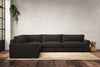 Guddu Grand Left Hand Corner Sofa - Brera Linen Espresso-nkuku