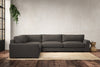 Guddu Grand Left Hand Corner Sofa - Brera Linen Granite-nkuku