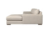 Guddu Grand Right Hand Chaise Sofa - Brera Linen Charcoal-nkuku