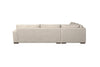 Guddu Grand Right Hand Corner Sofa - Brera Linen Charcoal-nkuku