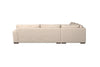 Guddu Grand Right Hand Corner Sofa - Recycled Cotton Seaspray-nkuku